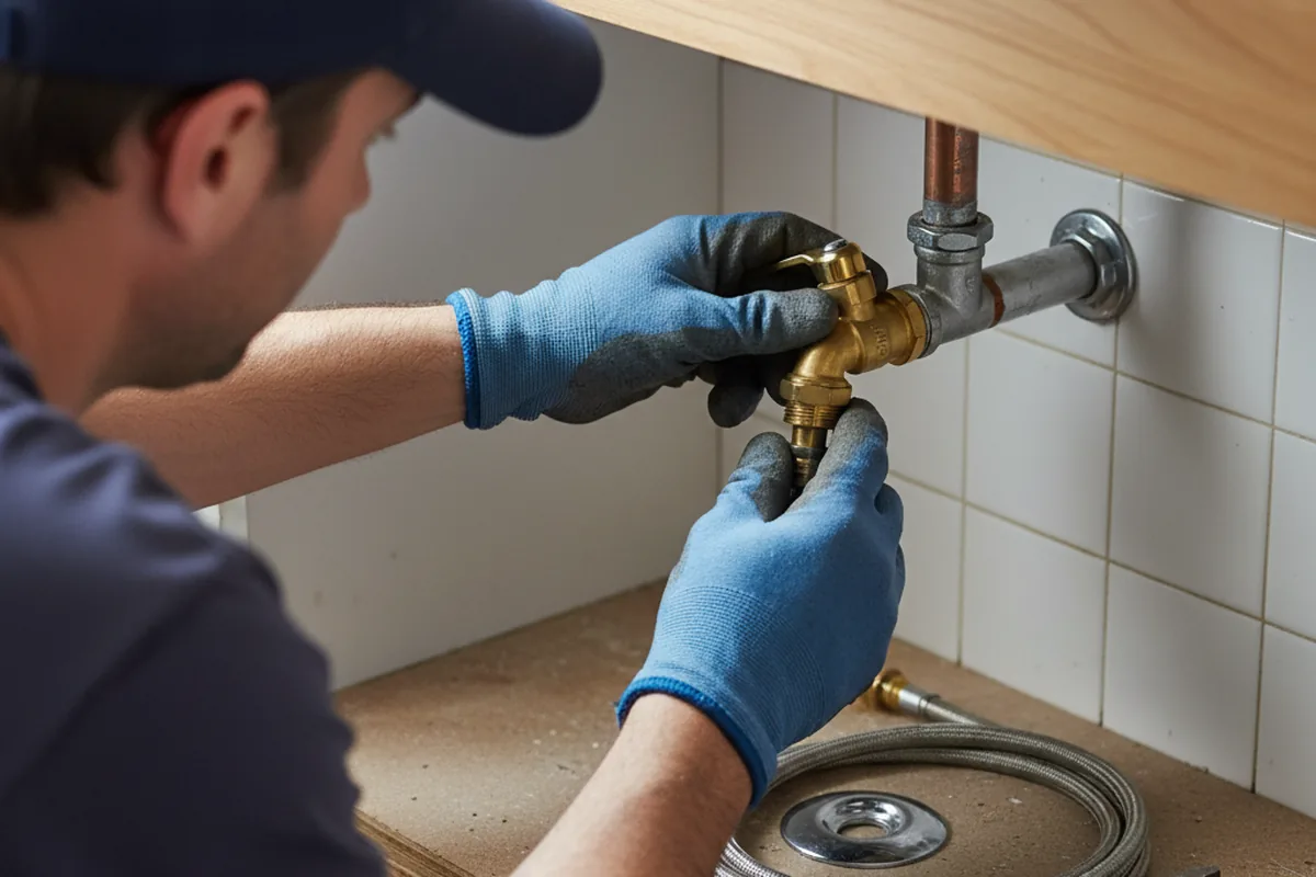 Shutoff valve and fitting work during Repiping in Clarendon